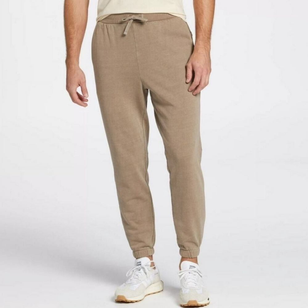 VRST Mens Tan Washed Terry Joggers Size XXL NWT
